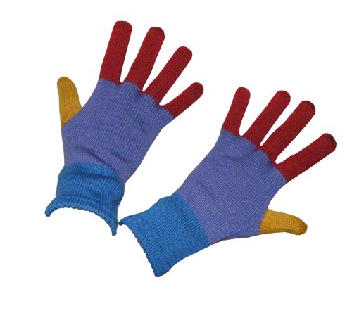 Вязаные перчатки с логотипом