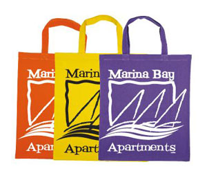 Промо сумки из спанбонда с логотипом
