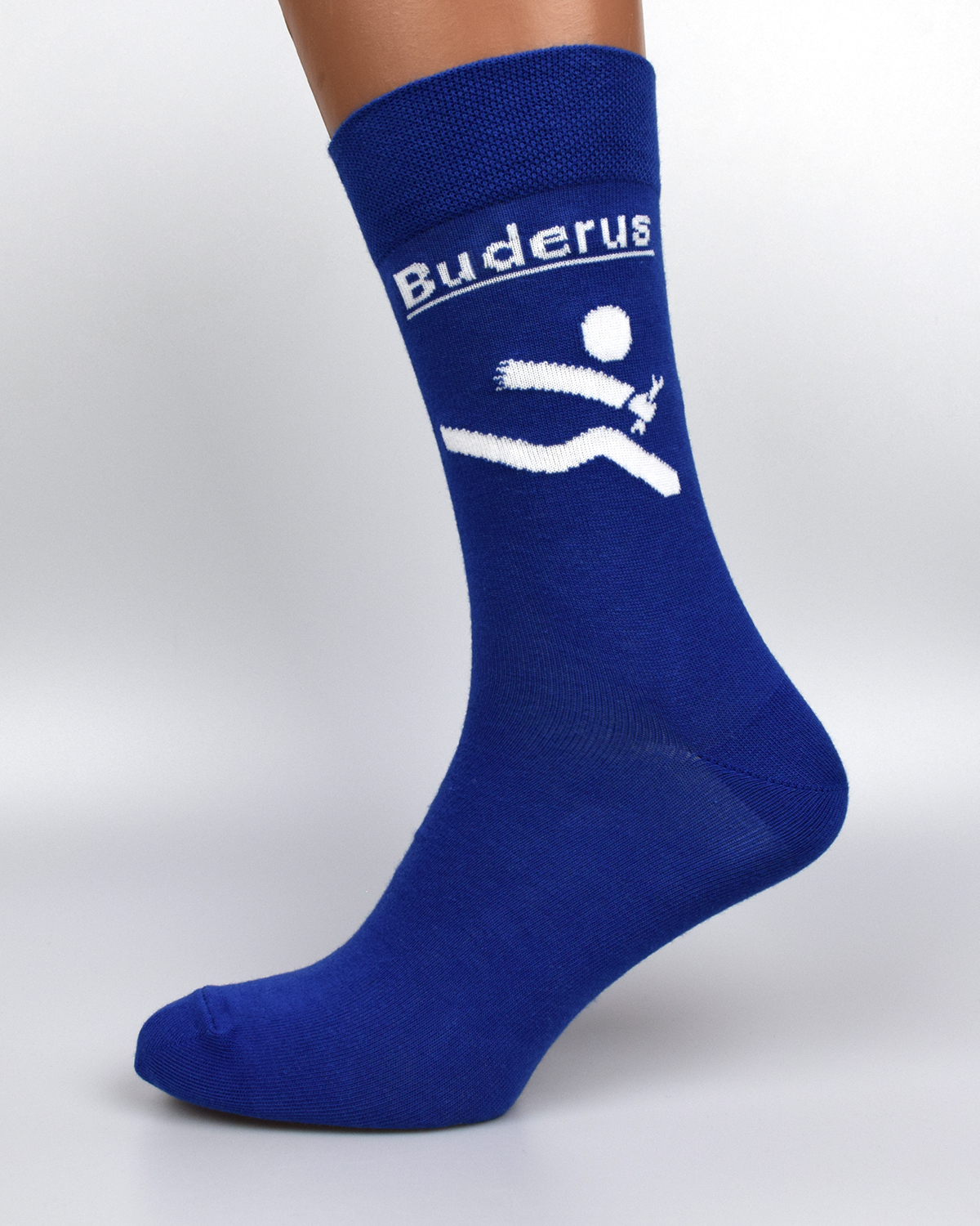 Носки с логотипом синий, шкарпетки з лого