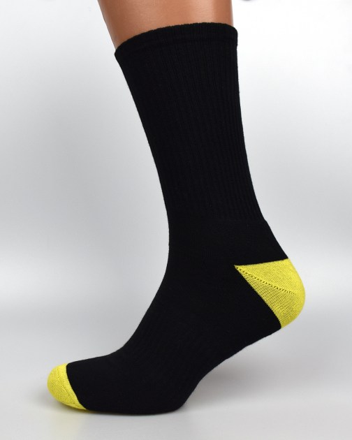 Носки с логотипом желтого цвета, шкарпетки з лого