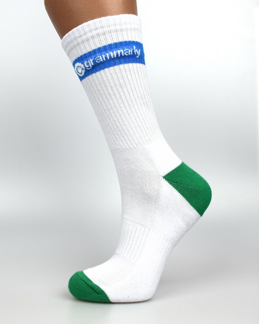 Носки с логотипом белые, шкарпетки з лого